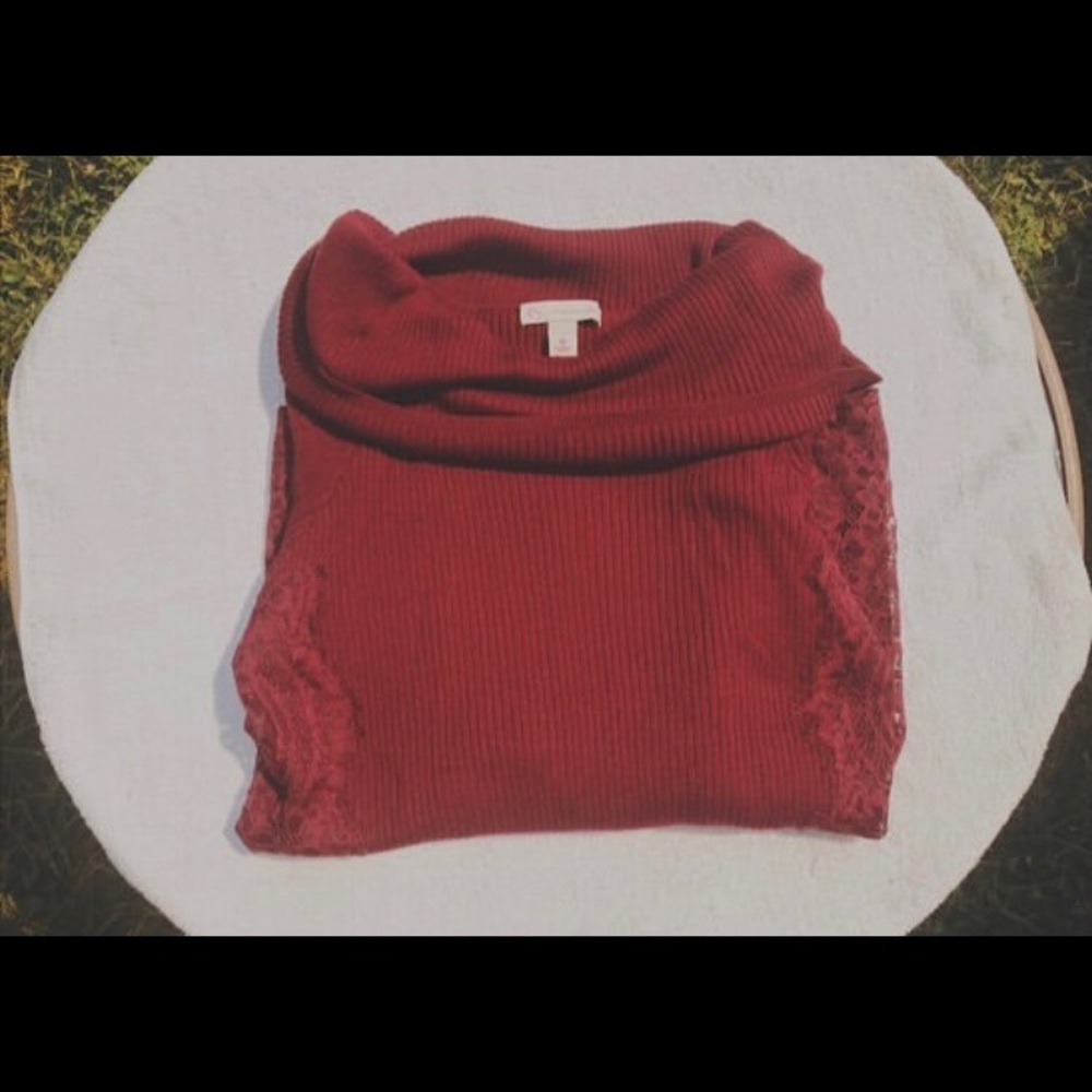 Burgundy Sweater